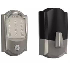 Schlage BE489WBC Grade 1 Touchscreen Deadbolt Lock, Encode Series, Camelot Trim