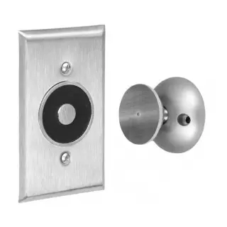 ABH 2400 Electromagnetic Door Holder -  Flush Wall Mount with Standard Armature