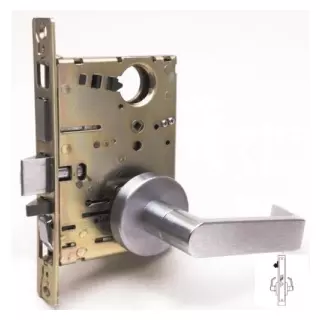 Cal-Royal NM8080 Grade 1 Storeroom Mortise Lock Without Deadbolt