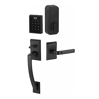 Emtek Ares EMPowered™ Motorized Touchscreen SMART Keypad Entry Set - Works with Yale Access App