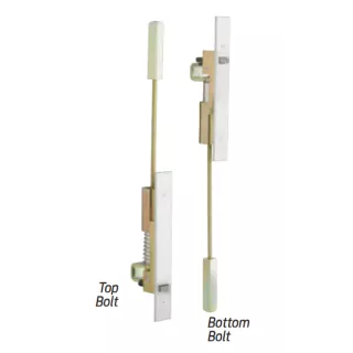 Ives FB31P Top and Bottom Automatic Flush Bolts for Metal Doors - 12"