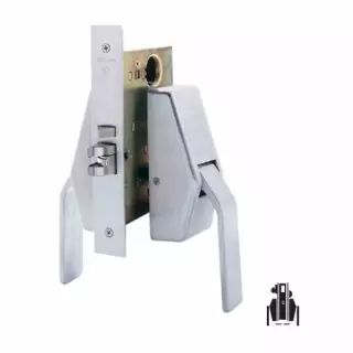 Schlage HL6-9473 Mortise Dormitory/Bedroom Function Hospital Push/Pull Latch