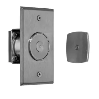 Rixson 989 Low Profile Electromagnetic Door Holder/Release - Wall Mounted