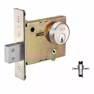 Yale 351 Double Cylinder Mortise Deadlock