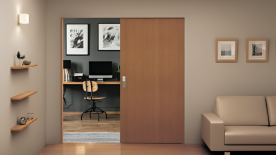 Pocket doors are sliding doors that disappear into walls. Pocket door hardware is used to operate and secure these doors.