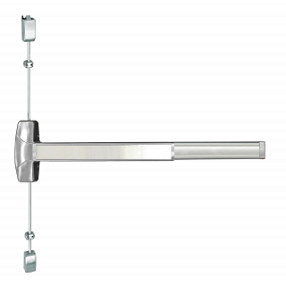 Cal-Royal 7760V Series Grade 1 Surface Vertical Rod Exit Device