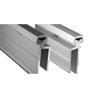 Pemko CFM83SF Standard Duty Full Mortise Continuous Safety Hinge - Clear Anodized Aluminum