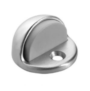Rockwood 405.26 Brass Concave Solid Cast Wall Stop 8-32 x 1 TH MS Fastener with Lead Anchor 2-7/16 Diameter Polished Chrome Plated Finish 8-32 x 1 TH MS Fastener with Lead Anchor 2-7/16 Diameter Rockwood Manufacturing Company 